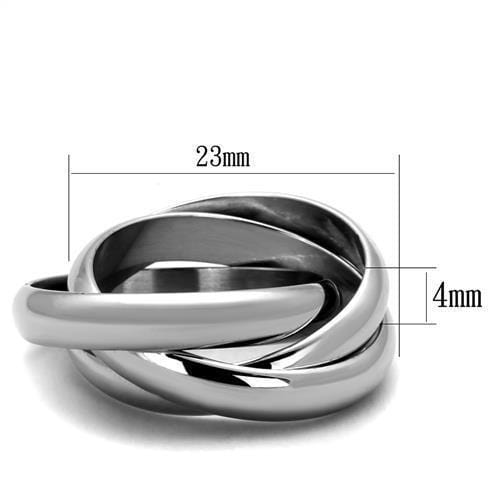 Pinky Rings For Women TK1669 Stainless Steel Ring