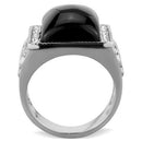 Pinky Rings For Women TK1767 Stainless Steel Ring with Synthetic