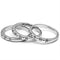 Pre Engagement Ring 3W038 Rhodium Brass Ring with AAA Grade CZ