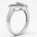Silver Jewelry Rings Pre Engagement Ring 3W046 Rhodium Brass Ring with AAA Grade CZ Alamode Fashion Jewelry Outlet