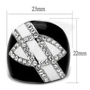 Promise Rings For Her TK2211 Stainless Steel Ring with Top Grade Crystal