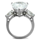 Promise Rings For Her TK2256 Stainless Steel Ring with AAA Grade CZ