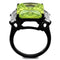 Promise Rings For Her TK2275 Black - Stainless Steel Ring with AAA Grade CZ