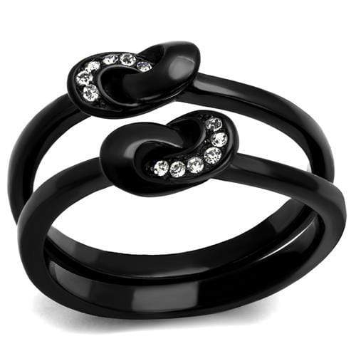 Promise Rings For Her TK2300 - Stainless Steel Ring with Top Grade Crystal