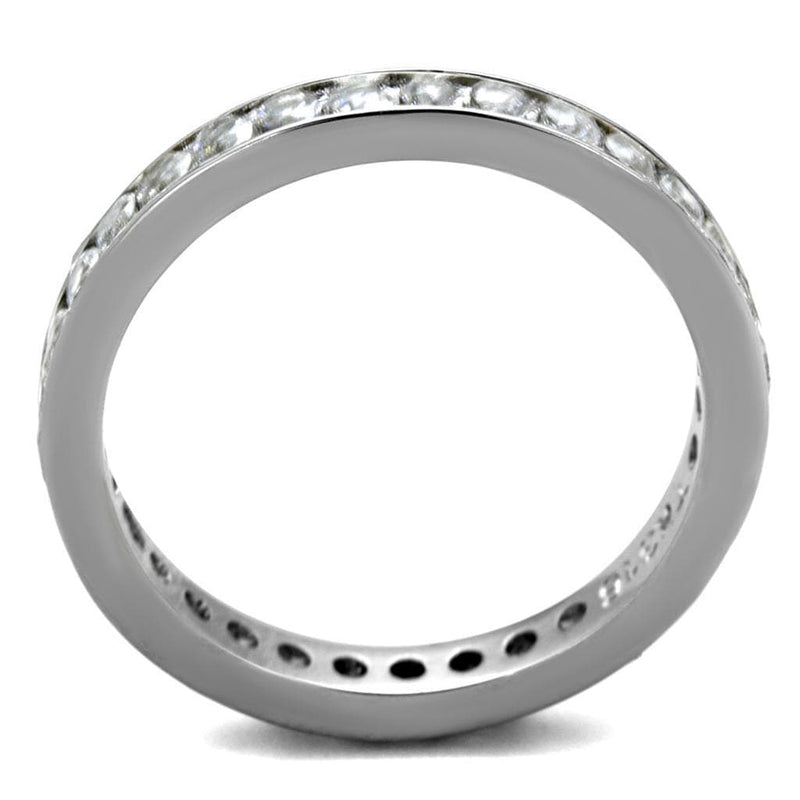 Promise Rings For Her TK2343 Stainless Steel Ring with AAA Grade CZ