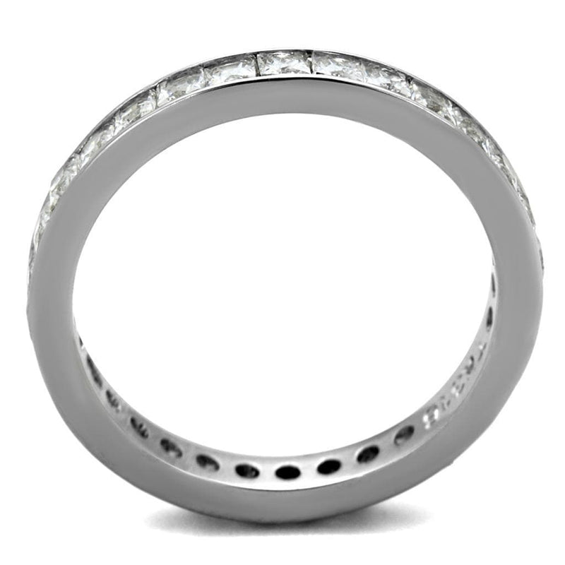 Promise Rings For Her TK2344 Stainless Steel Ring with AAA Grade CZ