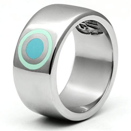 Promise Rings TK689 Stainless Steel Ring with Epoxy