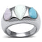 Promise Rings TK690 Stainless Steel Ring with Synthetic