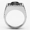 Promise Rings TK698 Stainless Steel Ring with Synthetic in Montana