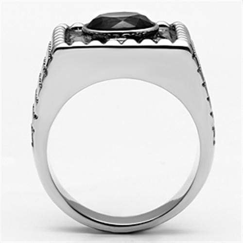 Promise Rings TK698 Stainless Steel Ring with Synthetic in Montana