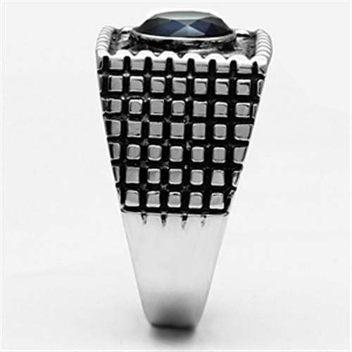 Promise Rings TK698 Stainless Steel Ring with Synthetic in Montana