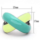 Promise Rings TK813 Stainless Steel Ring with Epoxy