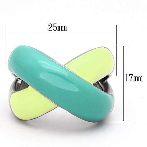 Promise Rings TK813 Stainless Steel Ring with Epoxy