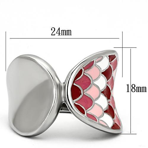 Promise Rings TK815 Stainless Steel Ring with Epoxy