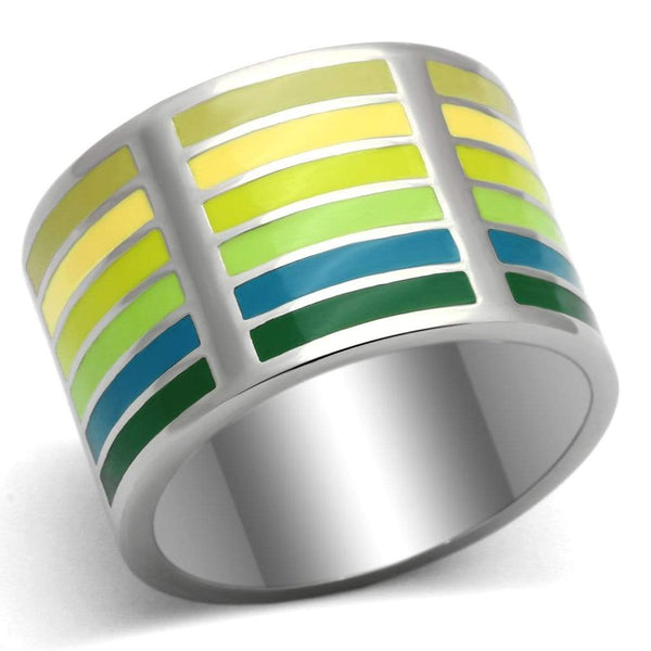 Promise Rings TK819 Stainless Steel Ring with Epoxy
