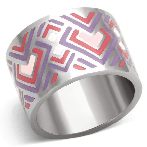 Promise Rings TK823 Stainless Steel Ring with Epoxy