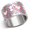 Promise Rings TK823 Stainless Steel Ring with Epoxy