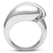 Proposal Ring 3W227 Rhodium Brass Ring with AAA Grade CZ