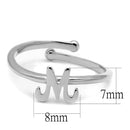 Silver Jewelry Rings Purity Rings LO3993 Rhodium Brass Ring Alamode Fashion Jewelry Outlet