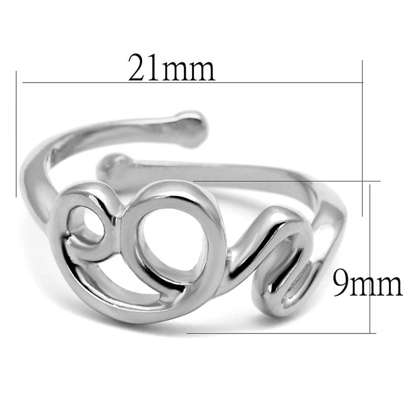 Silver Jewelry Rings Purity Rings LO4001 Rhodium Brass Ring Alamode Fashion Jewelry Outlet