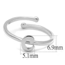 Silver Jewelry Rings Purity Rings LO4007 Rhodium Brass Ring Alamode Fashion Jewelry Outlet