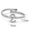 Silver Jewelry Rings Purity Rings LO4009 Rhodium Brass Ring Alamode Fashion Jewelry Outlet