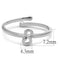 Silver Jewelry Rings Purity Rings LO4013 Rhodium Brass Ring Alamode Fashion Jewelry Outlet