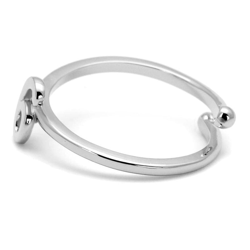 Silver Jewelry Rings Purity Rings LO4033 Rhodium Brass Ring Alamode Fashion Jewelry Outlet