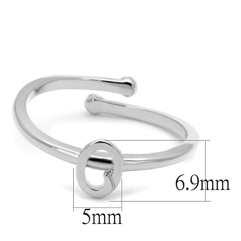 Silver Jewelry Rings Purity Rings LO4035 Rhodium Brass Ring Alamode Fashion Jewelry Outlet