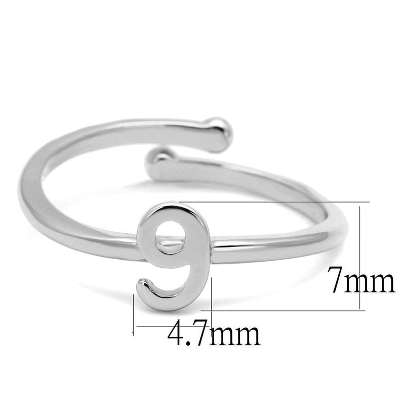 Silver Jewelry Rings Purity Rings LO4037 Rhodium Brass Ring Alamode Fashion Jewelry Outlet