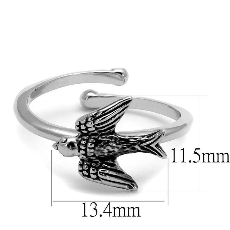 Silver Jewelry Rings Purity Rings LO4053 Rhodium Brass Ring Alamode Fashion Jewelry Outlet
