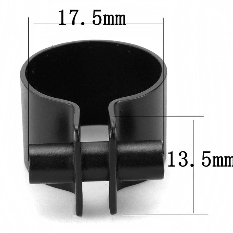 Silver Jewelry Rings Purity Rings LO4240 Ruthenium Brass Ring Alamode Fashion Jewelry Outlet