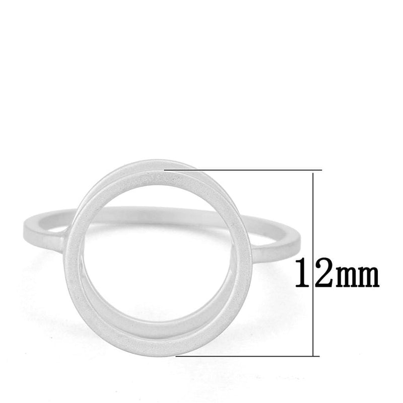 Silver Jewelry Rings Purity Rings LO4250 Matte Rhodium Brass Ring Alamode Fashion Jewelry Outlet