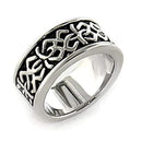 Silver Jewelry Rings Purity Rings LO437 Rhodium White Metal Ring Alamode Fashion Jewelry Outlet