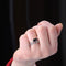 Silver Jewelry Rings Retro Ethnic Style Women Sterling Silver Chain Double Lines Design 925 Ring TIY