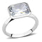 Right Hand Ring 3W1488 Rhodium Brass Ring with AAA Grade CZ