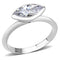 Right Hand Ring 3W1489 Rhodium Brass Ring with AAA Grade CZ