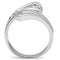 Right Hand Ring 3W150 Rhodium Brass Ring with AAA Grade CZ