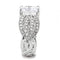 Right Hand Ring 3W1517 Rhodium Brass Ring with AAA Grade CZ