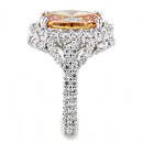 Right Hand Ring 3W1523 Rhodium Brass Ring with AAA Grade CZ