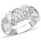 Right Hand Ring 3W1533 Rhodium Brass Ring with AAA Grade CZ