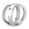 Right Hand Ring 3W1549 Rhodium Brass Ring with AAA Grade CZ