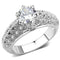Silver Jewelry Rings Right Hand Ring 3W1576 Rhodium Brass Ring with AAA Grade CZ Alamode Fashion Jewelry Outlet