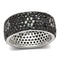 Right Hand Ring 3W158 Rhodium + Ruthenium Brass Ring with AAA Grade CZ