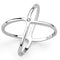 Right Hand Ring 3W1584 Rhodium Brass Ring with AAA Grade CZ