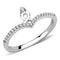 Silver Jewelry Rings Rings For Girls DA237 Stainless Steel Ring with AAA Grade CZ Alamode Fashion Jewelry Outlet