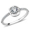 Silver Jewelry Rings Rings For Girls DA238 Stainless Steel Ring with AAA Grade CZ Alamode Fashion Jewelry Outlet