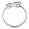 Silver Jewelry Rings Rings For Girls DA241 Stainless Steel Ring with AAA Grade CZ Alamode Fashion Jewelry Outlet