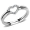 Silver Jewelry Rings Rings For Girls DA245 Stainless Steel Ring with AAA Grade CZ Alamode Fashion Jewelry Outlet