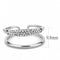 Silver Jewelry Rings Rings For Girls DA247 Stainless Steel Ring with AAA Grade CZ Alamode Fashion Jewelry Outlet